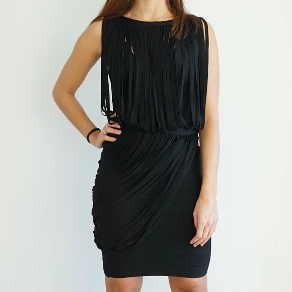 herve leger black dress Herve Leger